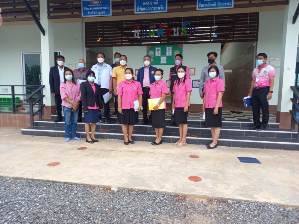 วันที่ 3 พฤษภาคม 2565 เทศบาลตำบลสร้างก่อประเมินเตรียมความพร้อมเปิดเรียน ศพด.ปี 2565