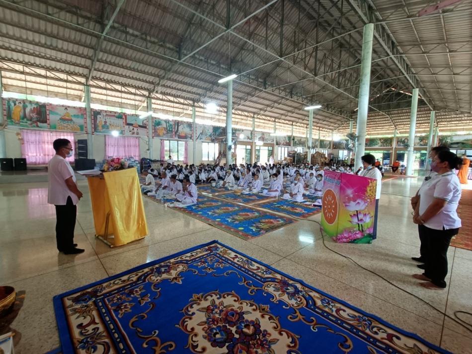 โครงการอบรมจริยธรรม  ประจำปีงบประมาณ  2565 วันที่ 21 กรกฎาคม  2565 ณ  วัดวิสุททาวาส 
